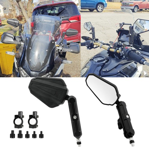 Motorcycle side mirrors - side,