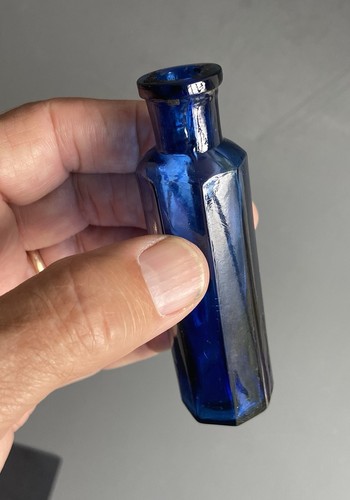 Small antique cobalt blue - antique,