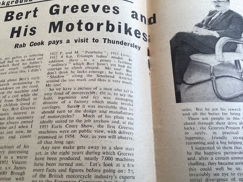 Bert greeves busmar sidecar - greeves,