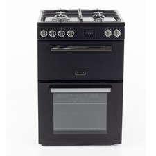 Tesla Series 3 60cm Dual Fuel Cooker - Black TMRDF60B