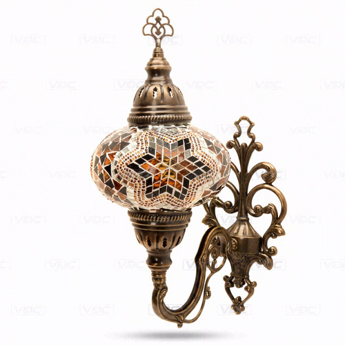 Amber turkish mosaic wall - amber,