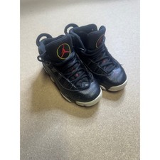 Kids Jordan 6 Rings Black Red
