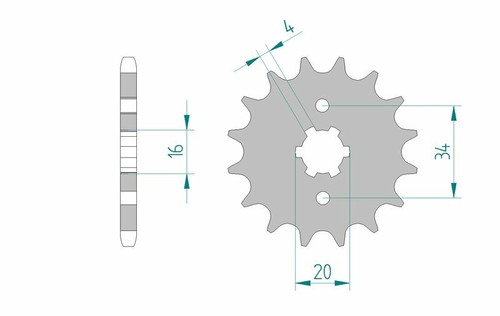 13290 standard steel pinion - 13290-standard,