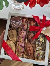 Luxury Stuffed Medjoul Dates with Nuts & Belgian Chocolate – Perfect for Gifting