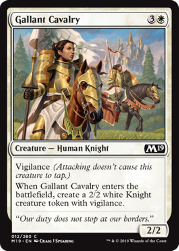 Gallant cavalry core - cavalry, magic