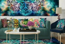 Mandala Cushion Covers Great Quality Printed Mandala Cushion Covers 50 x 50cm