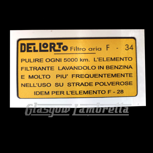 Vintage lambretta dellorto air - vintage,