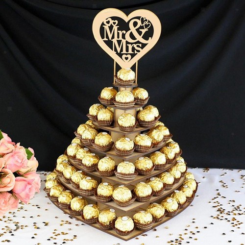 Wooden chocolate display stand - display,