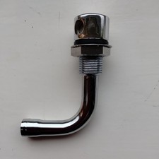 Boat / Yacht Fuel Tank Breather.  90 Degree Bend. 316 Stainless Steel / Copper.