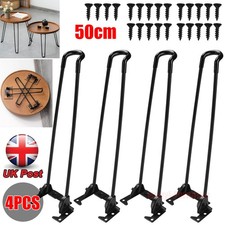 4Pcs Folding Table Legs Metal