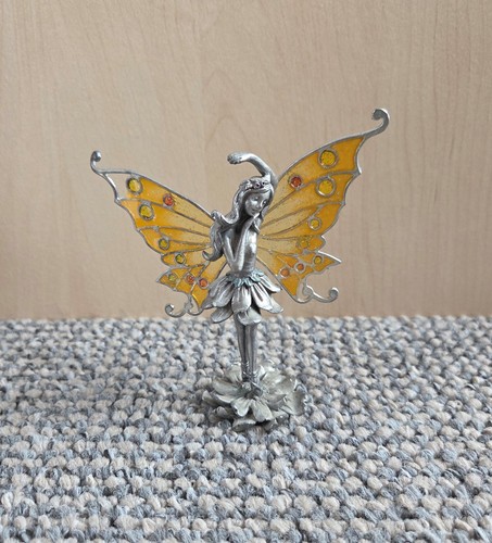 Pewter fairy with detachable - with,