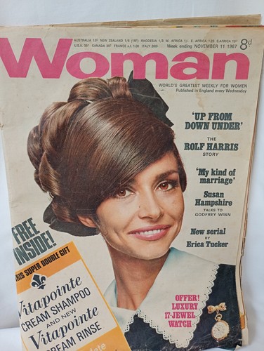 Vintage 1967 woman paper - 1967,