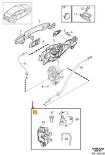 VOLVO V40 Rear Left Door Lock Kit 32310675 NEW