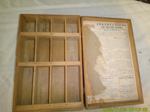 Vintage wooden first - vintage, box