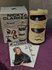 Nicky Clarke Flexi Stylers Dual Voltage Use Home or Abroad Travel Case Boxed