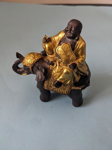 Laughing buddha riding - buddha,