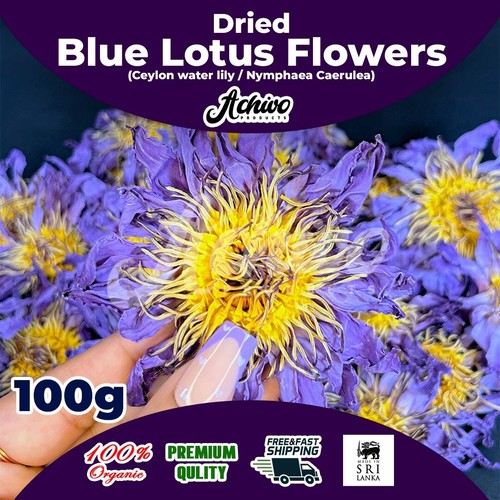 100g dried blue - dried, lotus