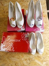 Women shoes Job Lot Wedding Lace White