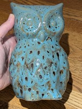 Owl pottery figure ornament