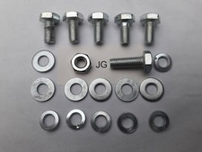 LAND ROVER SERIES 2 2A 3 AXLE HUB SWIVEL BALL OIL SEAL PLATE BOLTS x 6
