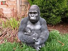 SILVERBACK GORILLA & BABY