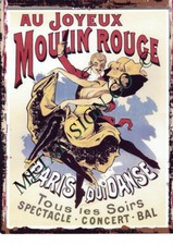Moulin rouge paris metal - rouge,