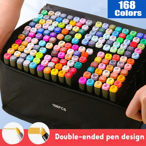 168 colours dual tip - 168,