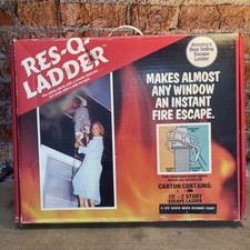 Vintage Res Q Ladder fire escape ladder chain Ladder USA