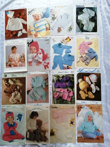 Vintage knitting patterns - vintage, baby