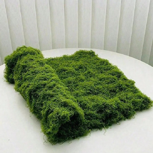 Artificial moss mat roll green - artificial,