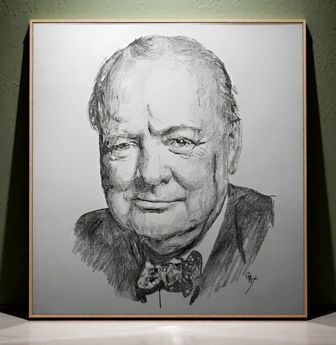 Churchill giclée fine art - fine,