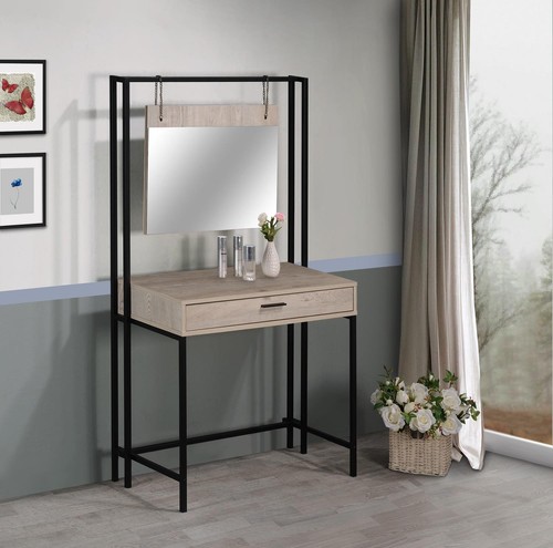 Wooden dressing table with - table,