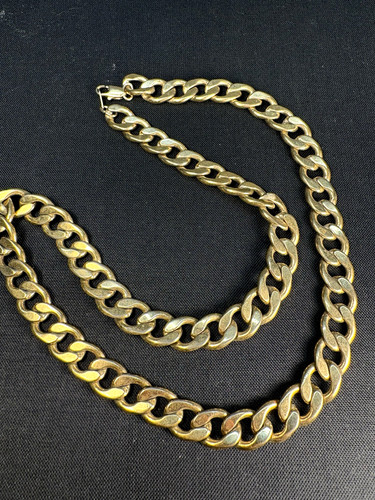 18k plated chunky thick - chunky,