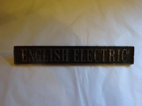 Vintage english electric sign - vintage,