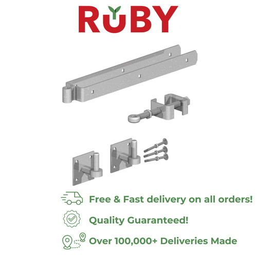 Field gate hinge set - gate,