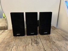 3 X BOSE BLACK DOUBLE CUBE