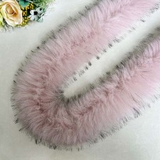 5M Faux fur Raccoon Cuff Plush Strip Faux Fur Ribbon Artificial Fur Strips 8CM