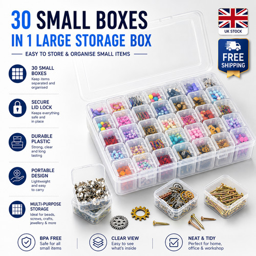 Plastic storage box organizer - storage,