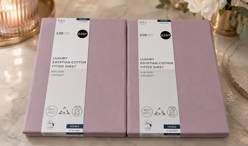 Double fitted sheets 230 - m&s,