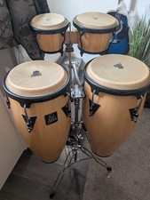 Latin Percussion Congas +Toca players Bongos Set