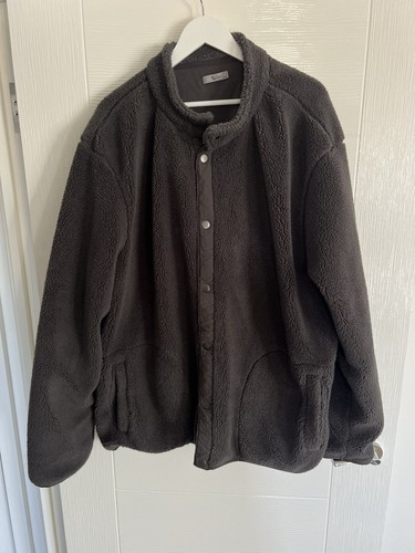 Man sherpa grey fleece - sherpa,