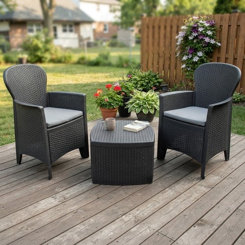 Rattan garden set piece - set,