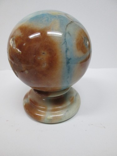 Vintage alabaster globe sphere