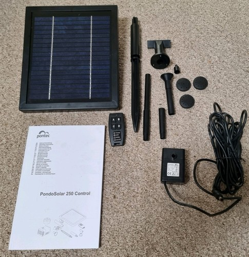 Pontec pondosolar 250 - 250, control