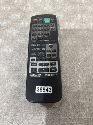 Aiwa remote control - aiwa, vcr