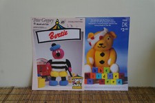Knitting Patterns Bertie by Peter Gregory SK7 + Pudsey Bear BBC King Cole 1000