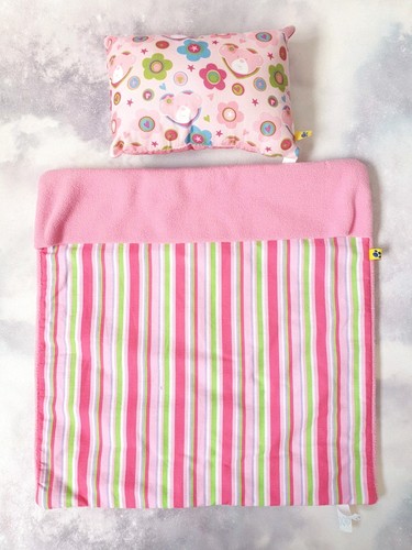 Build bear pink striped - bear,, pink,