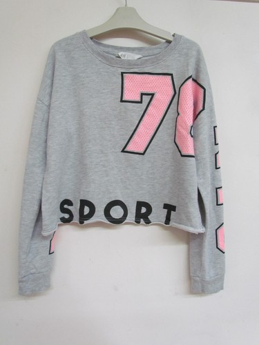 Girls crop sweatshirt - h&m,