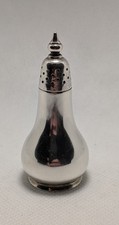 Sterling Silver Vintage Pepper Pot London 1921 Atkin Brothers Antique George V
