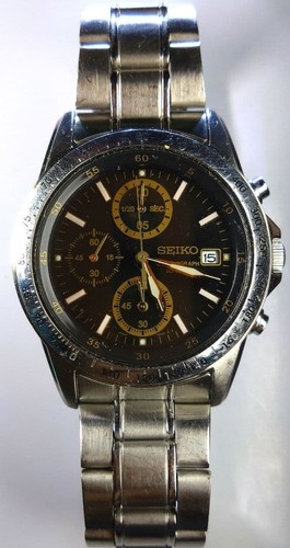 Seiko chronograph luminous - seiko,